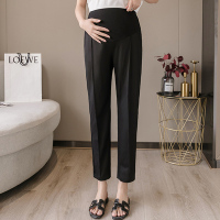 恋名媛孕妇裤子春秋外穿长裤西裤工装裤春夏薄款打底裤加大码小黑裤春装孕妇裤子
