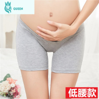 恋名媛孕妇安裤防走光棉高腰可调节大码200斤女托腹夏季薄款五分裤孕妇裤子