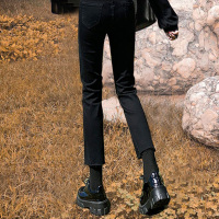 恋名媛孕妇裤子直筒牛仔裤春秋外穿女夏小个子宽松烟管阔腿裤春夏装薄款孕妇裤子