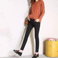 恋名媛孕妇打底裤春秋款外穿薄款裤子九分魔术小黑裤春季铅笔黑色小脚裤孕妇裤子