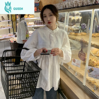 恋名媛孕妇白衬衫春装套装小个子上衣时尚款春夏宽松遮肚子白衬衣娃娃衫孕妇上衣孕妇装