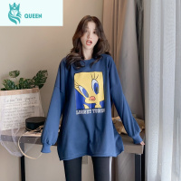 恋名媛孕妇春装套装时尚款外出2021新款过年上衣洋气春秋款网红款连衣裙孕妇上衣孕妇装