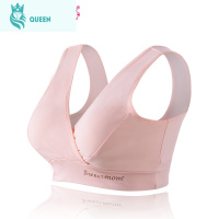恋名媛sweetmom孕妇喂奶无钢圈文胸月子睡眠大码背心式内衣春秋哺乳文胸孕产妇文胸
