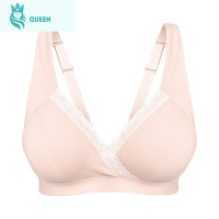 恋名媛哺乳文胸 孕妇文胸内衣 棉无钢圈交叉喂奶衣胸罩 聚拢防下垂003孕产妇文胸