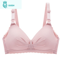 恋名媛Angel妈咪~哺乳文胸孕妇内衣胸罩期聚拢防下垂产后喂奶夏薄款孕产妇文胸