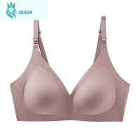 恋名媛有棵树哺乳文胸聚拢无钢圈薄款孕妇内衣产后防下垂母乳喂奶前开扣孕产妇文胸