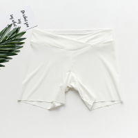 恋名媛孕妇安裤防走光夏季薄款期冰丝无痕托腹夏天打底裤短女内裤