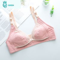 恋名媛哺乳内衣女喂奶前开扣聚拢防下垂薄款文胸超薄大码产后期胸罩孕产妇文胸