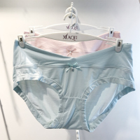 恋名媛霞琪孕妇内裤棉孕中期低腰孕早期托腹孕晚期夏季薄款莫代尔裤头