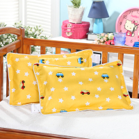 恋名媛儿童枕头夏天宝宝枕吸汗透气3-6-10岁幼儿园小学生午睡棉可水洗