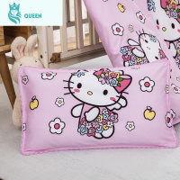 恋名媛绣花儿童枕套婴幼儿枕头宝宝幼儿园午睡小号枕芯棉新生护颈恐龙