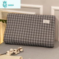 恋名媛乳胶枕套一对装棉乳胶枕头套子60x40水洗棉棉儿童50x30cm外套