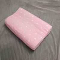 恋名媛棉6层纱布乳胶枕定型枕头套成人记忆枕儿童枕巾无荧光30*50定制