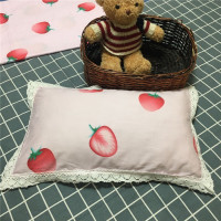 恋名媛棉花边枕套儿童枕套35*55学生枕套40*60单人枕头套一支装47*74