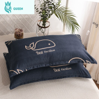 恋名媛枕套74*48枕头套40*60成人情侣单人枕芯套儿童可爱枕套学生男女用