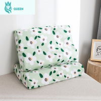 恋名媛棉乳胶枕套60x40棉儿童枕芯套50x30记忆高低枕专用套透气