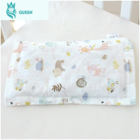 恋名媛婴儿枕头宝宝棉纱布枕新生儿定型枕黍子填充四季通用夏季0-1岁