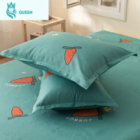 恋名媛一只装]棉老粗布枕套单人枕用成人40 60棉枕头套儿童30 50