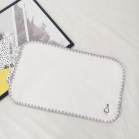 恋名媛新生儿枕头10层棉纱布婴儿平枕头宝宝刺绣花边枕巾初生儿枕垫巾