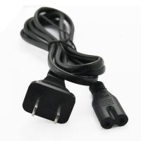 三星创维乐视TCL海信电视打印机台灯AC八8字尾两芯二孔电源线包邮