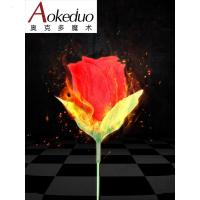 火把变玫瑰花 火变玫瑰 魔术道具套餐近景舞台泡妞晚会节目