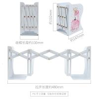 新款创意书立 可伸缩书立架活动书夹可调节书架折叠书靠书挡