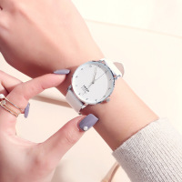 绿色男+表盒 kezzi珂紫韩版简约男女情铝手表休闲皮带女防水小清新女中学生表