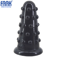 千爱FAAK自慰器狼牙棒肤质仿真 成人情趣颗粒G点超大超长肛塞阳具