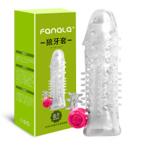 男用狼牙套 加长加大增粗刺激道水晶凸点套 追月套