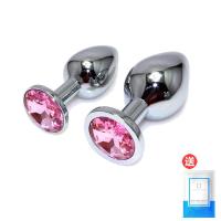 金属宝石肛塞 男女用G点后庭肛塞器具另类情趣成人用品刑具