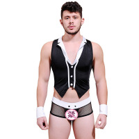霏慕(Fee et moi)男士性感马甲内裤套装 其他情趣内衣 男性角色扮演 制服套装 情侣系列 夫妻房事成人情趣性用品