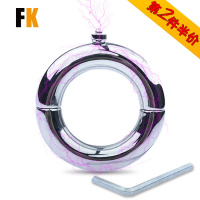电击负重环阳具触电金属锁精环不锈钢JJ理疗套环茎囊蛋蛋吊坠