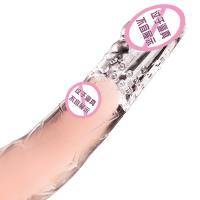 实心套狼牙套男用茎套锁精环茎锻炼器高潮毛毛虫穿戴阳具