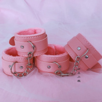 捆绑束缚特惠！ 情趣毛绒手铐 脚铐 项圈 眼罩 捆绑束缚sm鞭子调教