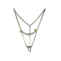 贞操裤囚鸟正品 女用金属不锈钢Y型隐形cb6000s贞裤贞装置类链条裤