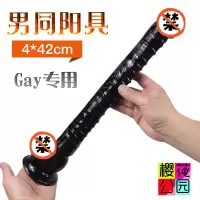 细长吊学弟超长菊花阳具男男用同志后庭42x4cm性工具gay超软肛塞