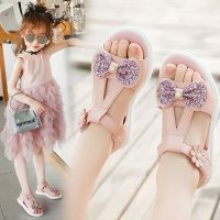 HKCP儿童凉鞋女2019夏季新款时尚中大童沙滩鞋女童软底韩版小女孩童鞋