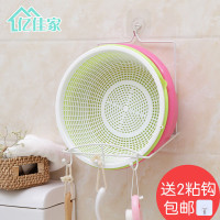 置物架壁挂墙上浴室免打孔收纳架脸盆架挂架卫生间洗脸盆架面盆架