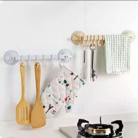 毛巾架免打孔强力吸盘架置物架厨房浴室卫生间壁挂收纳架无痕挂钩