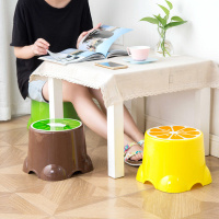 家用塑料凳子可爱卡通儿童凳矮凳小板凳圆凳成人水果宝宝换鞋凳