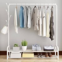 衣服架子挂衣架简易衣帽架单杆式晾衣架落地室内晒衣架卧室凉衣架