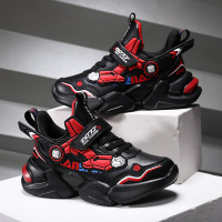 男童鞋2020春季新款儿童运动鞋飞织网面透气休闲男孩跑步鞋防滑中大童鞋子