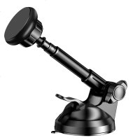 车载磁吸手机支架 伸缩仪表台吸盘挡风玻璃安装手机支架 强磁 _228_288