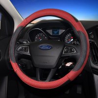 适用于福特12新福克斯14翼虎经典嘉年华15福睿斯致胜真皮方向盘套