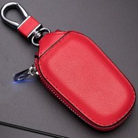 汽车钥匙包通用型真皮拉链包腰挂车用车标钥匙套  _826_562