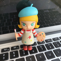 茉莉娃娃摆件创意汽车饰品圣诞茉莉可爱车内饰萌物车摆件