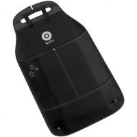 德国kiddy通用汽车座椅靠背防踢垫防水耐磨保护套罩收纳袋 黑色(1个装)