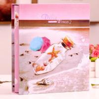 abay相册影集4D大6寸200张可放6寸照片/6寸过塑家庭儿童款宝宝纪念册 533款漂流瓶海滩