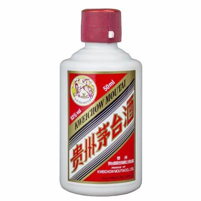 茅台 贵州茅台酒 飞天茅台 53度50ml 小酒版 酱香型 无盒单支装