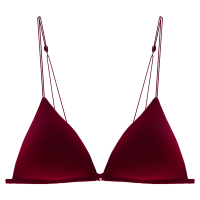 YUNWUXIN摇梦阁本命年大红色内衣套装喜庆结婚新娘性感蕾丝无钢圈法式文胸文胸套装